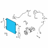 OEM Infiniti CONDENSER ASY Diagram - 92110-1LA0A