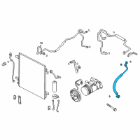 OEM 2020 Nissan Armada Hose-Flexible, Low Diagram - 92480-1LK0A