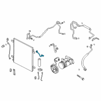OEM Infiniti QX80 Pipe Cooler CONDENSER To Tank Diagram - 92446-1LA0A