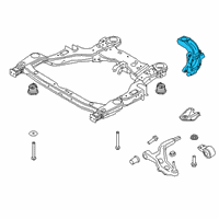 OEM 2016 Ford Police Interceptor Sedan Knuckle Diagram - DE9Z-3K185-B