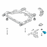 OEM 2015 Lincoln MKT Bracket Diagram - FA5Z-3078-A