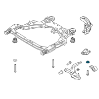 OEM Ford Taurus X Insulator Nut Diagram - -W520515-S440