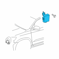 OEM 2020 Toyota Sequoia Receiver Diagram - 897A0-0C021