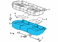 OEM 2021 Buick Envision Seat Cushion Pad Diagram - 85127193