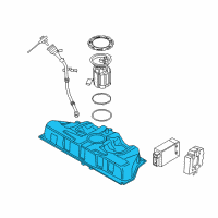 OEM 2015 BMW i8 Fuel Tank Diagram - 16-11-7-393-746