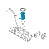 OEM 2020 BMW i8 Fuel Feed Delivery Module Diagram - 16-11-7-339-267