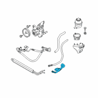 OEM 2007 BMW 335i Radiator Return Line Diagram - 32-41-6-781-458