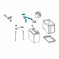 OEM 2018 Honda Clarity Cable Ground Battery Diagram - 32600-TRT-A00