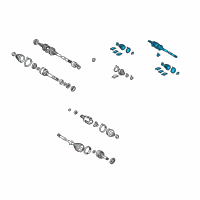 OEM 2002 Toyota Camry CV Joints Diagram - 43470-09810