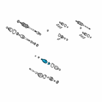 OEM 2002 Toyota Camry CV Joints Diagram - 43040-06080