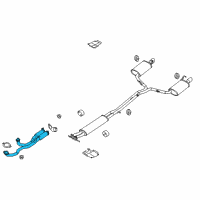 OEM 2014 Ford Fusion Front Pipe Diagram - DP5Z-5G203-A