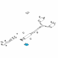 OEM 2015 Lincoln MKZ Front Hanger Diagram - DP5Z-5A204-B