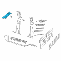 OEM Ram 2500 Panel-A Pillar Diagram - 5LQ99DX9AC