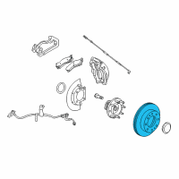 OEM Chevrolet Suburban 3500 HD Rotor Diagram - 13529518