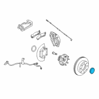 OEM 2022 GMC Sierra 3500 HD Rotor Cap Diagram - 25807436