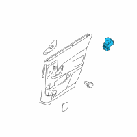 OEM Nissan Quest Switch Assy-Power Window, Assist Diagram - 25411-JA05A