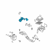 OEM 2010 Kia Optima Hose Assembly-Air Intake Diagram - 281302G200