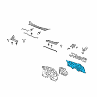 OEM 2010 Acura RL Dashboard (Lower) Diagram - 61500-SJA-A00ZZ