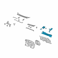 OEM 2005 Acura RL Dashboard (Upper) Diagram - 61100-SJA-A00ZZ