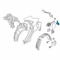OEM 2016 Hyundai Elantra GT Actuator Assembly-Fuel Filler Door Diagram - 81590-A5000