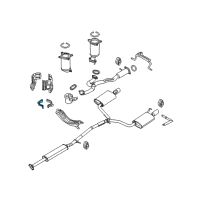 OEM 2012 Ford Taurus Converter Front Bracket Diagram - 9G1Z-5K222-A