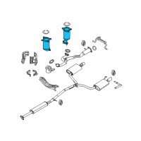 OEM 2010 Lincoln MKT Catalytic Converter Diagram - 9G1Z-5E213-C