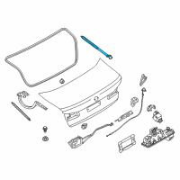 OEM 2017 BMW 540i xDrive Spindle Drive, Right Diagram - 51-24-8-737-952