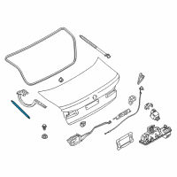 OEM 2017 BMW 540i xDrive Tension Spring Left Diagram - 51-24-7-366-403