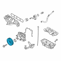 OEM Ford Fusion Pulley Diagram - BM5Z-6312-A