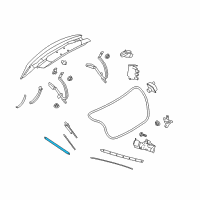 OEM 2017 Lincoln Continental Support Strut Diagram - GD9Z-54406A10-A