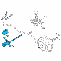 OEM 2016 Nissan Quest Cylinder Assy-Brake Master Diagram - D6010-1AA1B