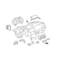 OEM 2010 Chevrolet Malibu Hazard Switch Diagram - 15835325