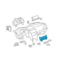 OEM Chevrolet Malibu Dash Control Unit Diagram - 15928223