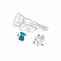 OEM 2007 Dodge Ram 1500 INSULATOR-Engine Mount Diagram - 55366665AB