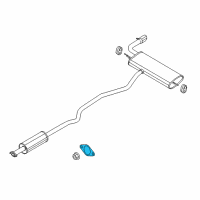 OEM 2019 Ford Fusion Muffler & Pipe Gasket Diagram - JS7Z-9450-A