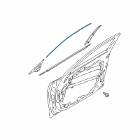 OEM Kia Stinger MOULDING Assembly-Front Door Diagram - 82850J5000