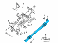 OEM 2022 Ford Mustang Mach-E SHAFT ASY Diagram - LJ9Z-3B676-A