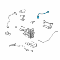 OEM 2009 Honda Civic Sensor, Air Fuel Ratio Diagram - 36531-RRA-013