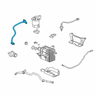 OEM 2013 Honda Civic Pipe, EGR Diagram - 18717-RNA-A00