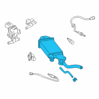 OEM Scion xA Vapor Canister Diagram - 77740-52070