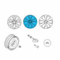 OEM 2015 Infiniti QX70 Wheel Rim Diagram - D0300-3EV8A