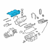 OEM 1997 Pontiac Trans Sport Manifold Asm-Upper Intake Diagram - 24508396