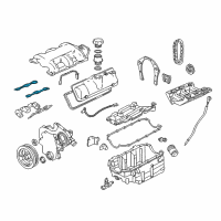 OEM Buick Century Intake Manifold Gasket Set Diagram - 12586144