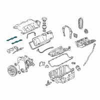 OEM Chevrolet Lumina Intake Manifold Gasket Set Diagram - 12586144