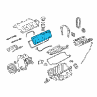 OEM Pontiac Aztek Cover Asm, Valve Rocker Arm Diagram - 89017436