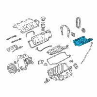 OEM Chevrolet Lumina Manifold, Lower Intake Diagram - 12590280