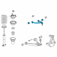 OEM 2020 Chevrolet Suburban Front Upper Control Arm Assembly Diagram - 84628487