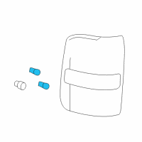 OEM Lincoln Back Up Lamp Bulb Diagram - 3W1Z-13466-AB