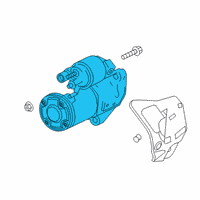 OEM 2019 Ram 2500 Starter Motor Diagram - R6029722AA