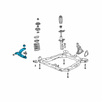 OEM Saturn Ion Lower Control Arm Diagram - 10356342